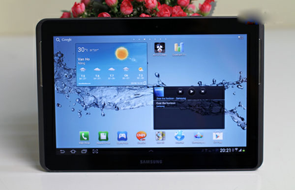 Galaxy Tab 2 màn hình 10,1 inch tại VN