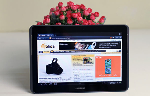 Galaxy Tab 2 màn hình 10,1 inch tại VN