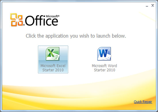 Microsoft ngừng cấp Office Starter 2010 cho PC mới