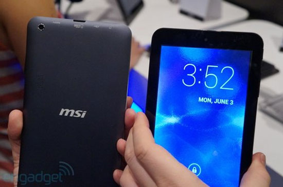 MSI trình làng tablet giống iPad Mini