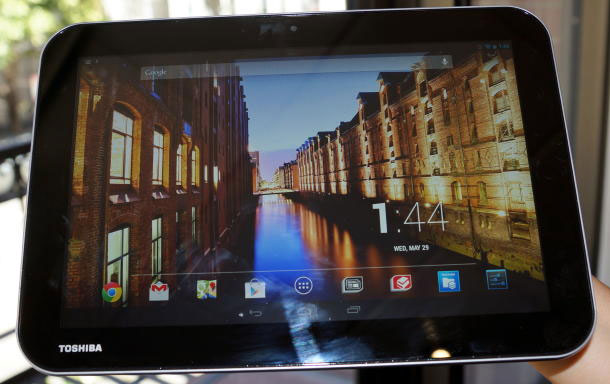 Excite Pro Toshiba ra mắt 3 máy tính bảng dòng Excite, giá 300 - 600 USD