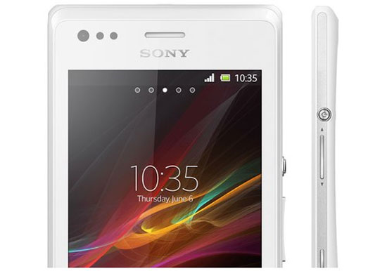 Màn hình rút từ 5 inch xuống 4 inch Sony ra smartphone Xperia M tầm trung, hỗ trợ 2 SIM