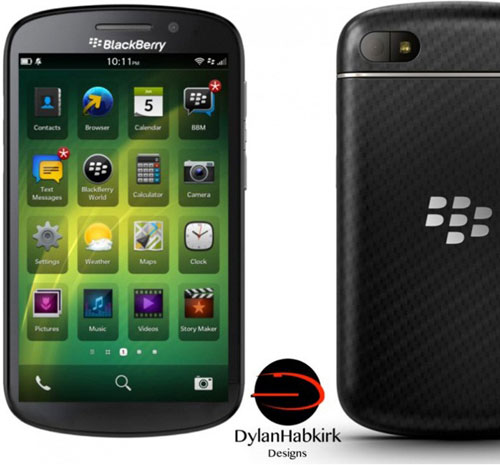 Rò rỉ hình ảnh phablet BlackBerry A10 với màn hình khủng