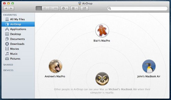 Chia sẻ dữ liệu Air Drop như Mac OS Những cải tiến được chờ đợi trên hệ điều hành iOS 7