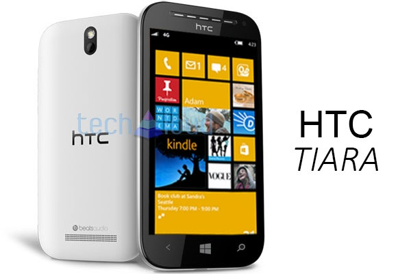HTC Tiara Smartphone HTC Tiara chạy Windows Phone 8 bất ngờ lộ diện