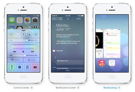 Apple thay diện mạo cho hệ điều hành của iPhone và iPad