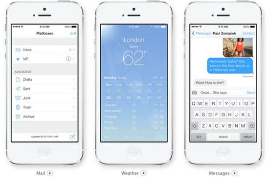 Apple thay diện mạo cho hệ điều hành của iPhone và iPad