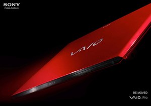 Ultrabook siêu nhẹ của Sony có thêm màu đỏ