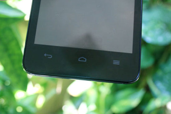 Các phím Home, Back, Menu cảm ứng. Đánh giá "tân binh" smartphone Huawei Ascend