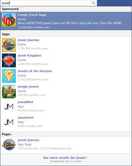 Tính năng Graph Search (tìm kiếm theo đồ họa) Facebook ngừng quảng cáo trên ô tìm kiếm từ tháng 7