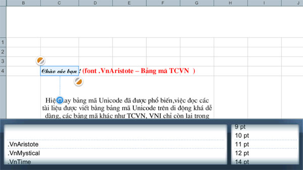 Smart office 2 và giải pháp đọc font VNI, TCVN3 trên Android