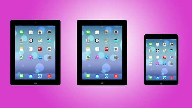Hình ảnh về iOS 7 trên iPad. Giao diện của iOS 7 bất ngờ xuất hiện trên cả iPad