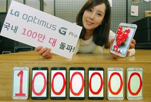 Optimus G Pro bán hơn 1 triệu máy tại Hàn Quốc