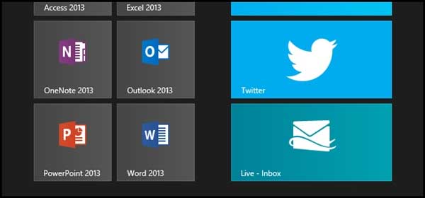 Hướng dẫn Pin tài khoản Email vào Start Screen trong Windows 8