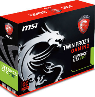 Vỏ hộp GeForce GTX 780 Gaming MSI trình làng card đồ họa GeForce GTX 780 Gaming