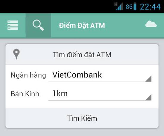 [Android] Ứng dụng tra cứu điểm đặt ATM các ngân hàng trên toàn quốc