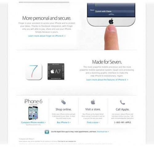 iPhone 6 Concept trên nền tảng iOS 7 mới
