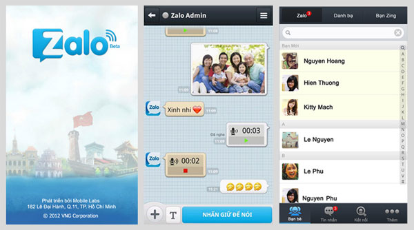 Zalo cán mốc 3 triệu người dùng trên toàn cầu