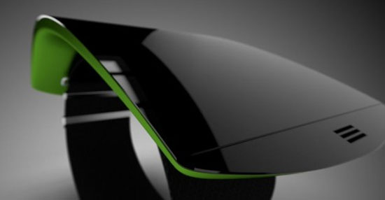 Nút Home thiết kế khá đặc biệt với 3 vạch ngang Bản thiết kế đồng hồ thông minh chạy Windows Phone 8 cực ấn tượng