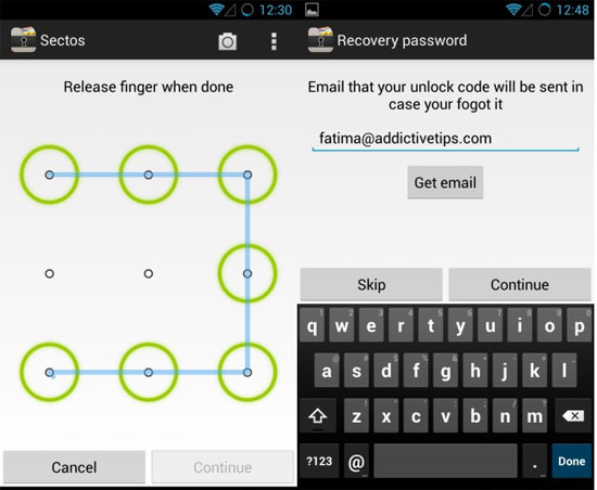 Thiết lập mật khẩu và tùy chọn Bảo vệ hình ảnh và video an toàn với Sectos