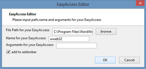 Mở nhanh bất kỳ ứng dụng nào từ thanh trạng thái của Firefox