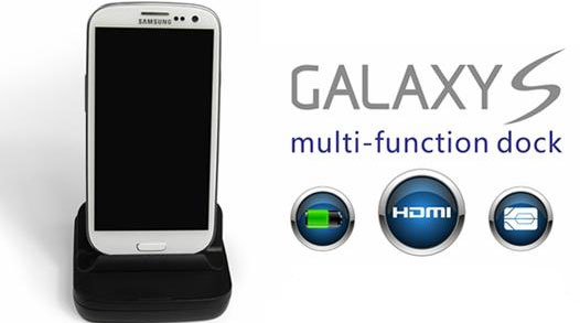 Noosy ra dock kết nối đa chức năng cho Galaxy S4, S3, Note 2