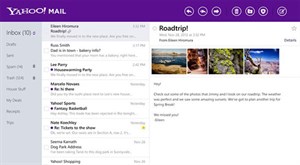 Cải tiến mới của Yahoo Mail trên Windows 8