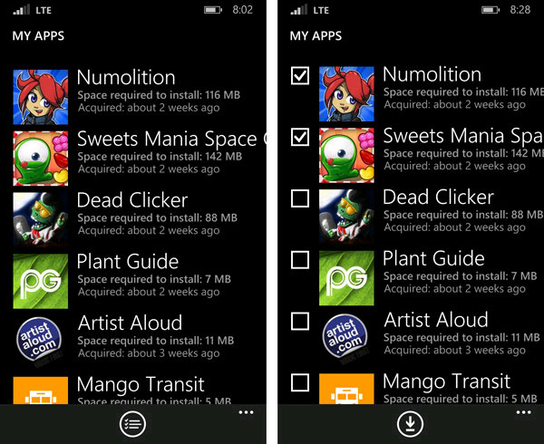 Cách cài đặt lại các ứng đã gỡ đi trên WP8.1