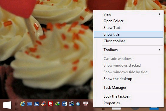 Thêm thanh Quick Launch vào Taskbar Tùy biến Windows Taskbar để tiện sử dụng hơn
