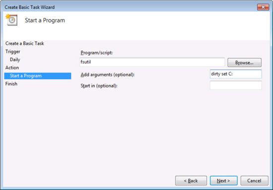 Tạo Scheduled Task để chạy Check Disk Cách tự động hóa các nhiệm vụ bảo trì máy tính cơ bản