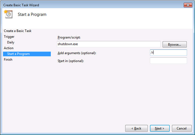 Tạo Scheduled Task khởi động lại máy tính để bắt đầu Check Disk. Cách tự động hóa các nhiệm vụ bảo trì máy tính cơ bản