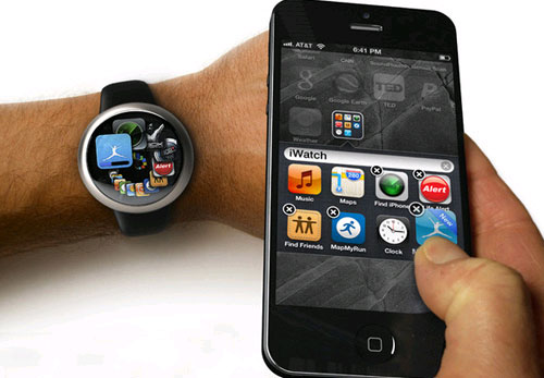 Đồng hồ iWatch sử dụng màn hình cong