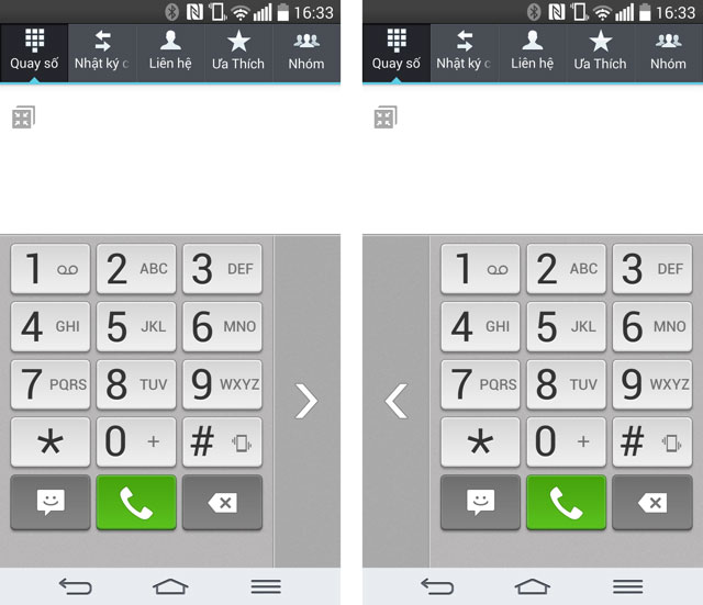 Thao tác một tay dễ dàng hơn trên LG G Pro 2