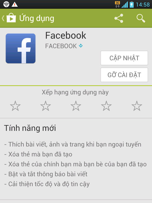 Facebook mới cho Android Phiên bản Facebook mới cho Android và iOS thêm nhiều tính năng mới