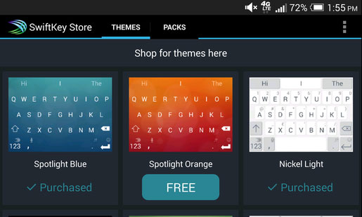 Giao diện ứng dụng SwiftKey mới Ứng dụng bàn phím SwiftKey miễn phí cho nền tảng Android