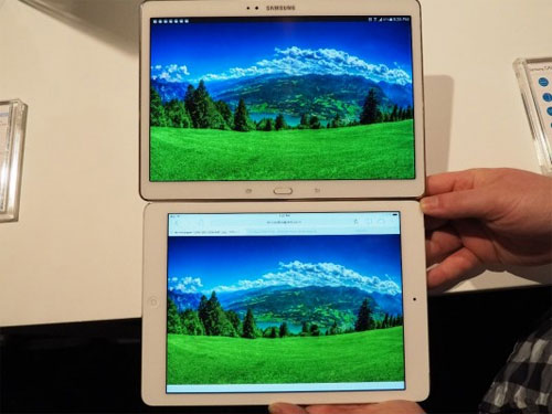 Galaxy Tab S đối đầu với iPad Air và iPad Mini