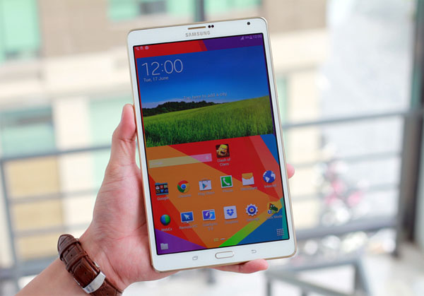 Ảnh thực tế máy tính bảng cao cấp Galaxy Tab S