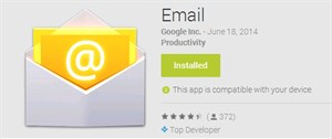 Ứng dụng Email gốc của Android đã có mặt trên Google Play