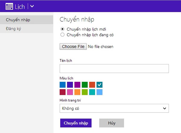 Đánh dấu lịch World Cup trong Lịch của Windows Phone