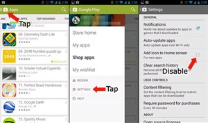 Chặn ứng dụng Android tự tạo shortcut tự động trên màn hình chính