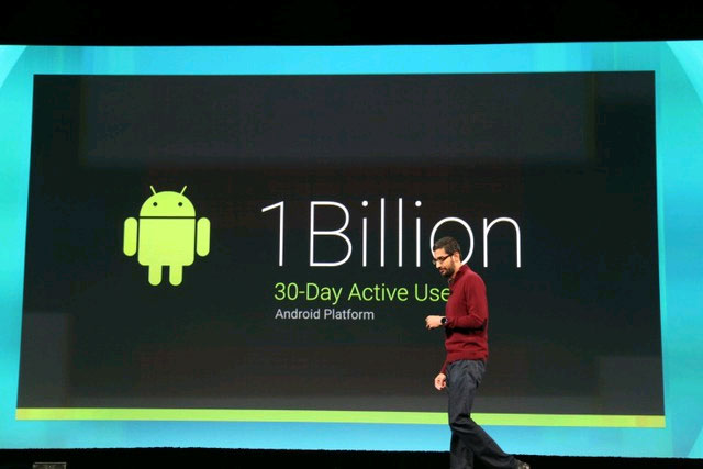 Android chạm mốc 1 tỷ người dùng Android chạm mốc 1 tỷ người dùng hàng tháng