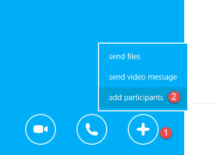 Tạo cuộc gọi nhóm audio và video trong Skype trên Windows 8.1