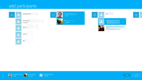 Tạo cuộc gọi nhóm audio và video trong Skype trên Windows 8.1