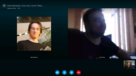 Tạo cuộc gọi nhóm audio và video trong Skype trên Windows 8.1