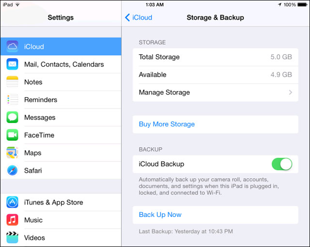 Dung lượng lưu trữ của iCloud Dọn dẹp để lấy lại không gian lưu trữ cho iCloud