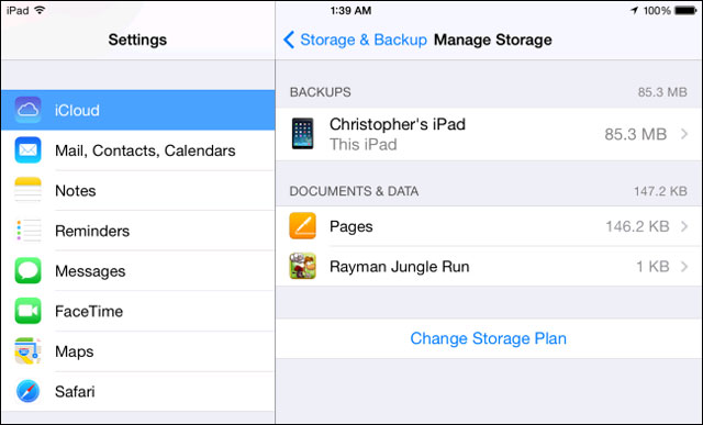 Quản lý sao lưu trên iCloud Dọn dẹp để lấy lại không gian lưu trữ cho iCloud