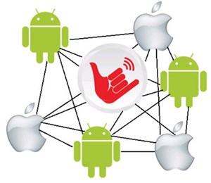 Nhắn tin miễn phí không cần kết nối Internet giữa Android và iOS