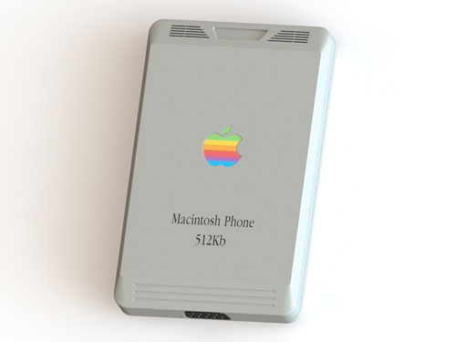 Smartphone của Apple sẽ trông ra sao nếu sản xuất vào năm 1984? Mặt lưng của Macintosh Phone