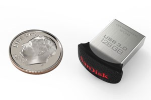 SanDisk ra mắt ổ USB 3.0 128GB siêu nhỏ 