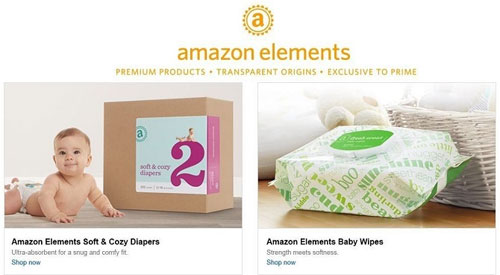 Amazon sắp mở rộng kinh doanh sang cả... rau và sữa Tã giấy trẻ em được bán trên Amazon